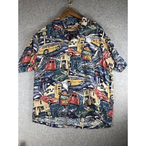 Route 66 Other - Vintage Paradise Found Men’s Route 66 Corvette Sunset Motel Size Large